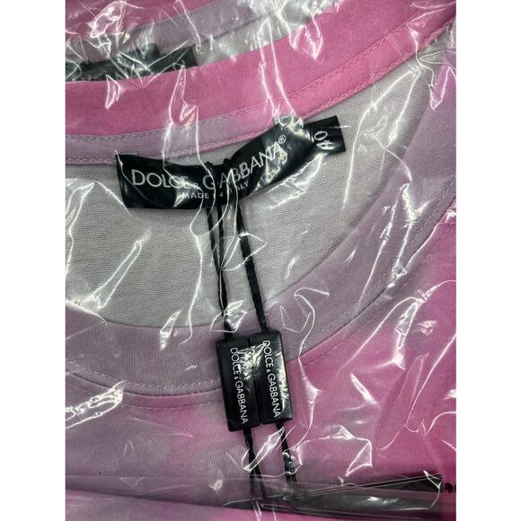 NWT Dolce & Gabbana Jennifer Jlo Crystal embellished tie-dye T-shirt IT 40 S - Picture 12 of 12